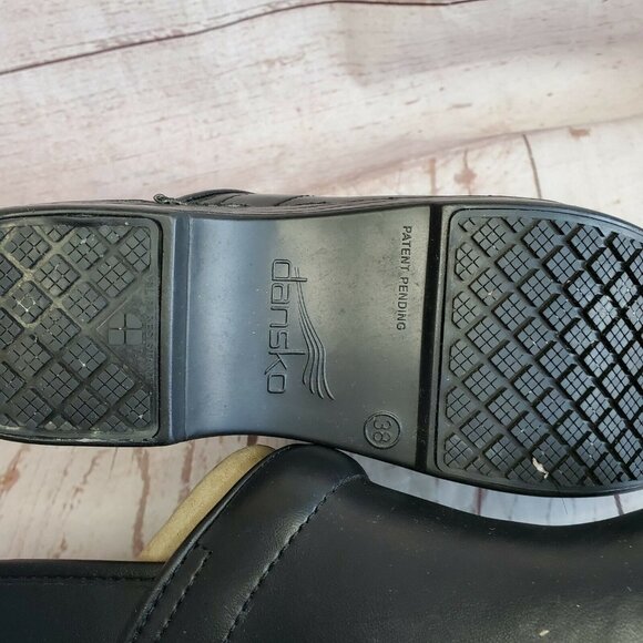 Dansko XP Black All Leather Slip-Resistant Women's Clogs Shoes Sz 38 U.S 7 1/2 - Picture 12 of 12